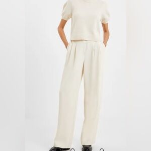 French Connection Cream Trousers